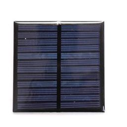 electronic spices Electronicspices 6V 100MA MINI SOLAR PANEL wire attached with solar for DIY Square shape (70x70x3 mm) - (PACK OF 2) image 2