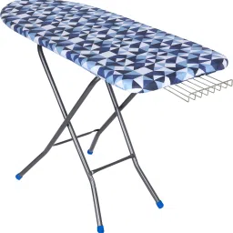 Wooden Self Standing 18" Unique with Iron Stand - (Blue) Ironing Board-3