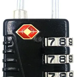 CJSJ TSA Black Luggage Lock (Color May Vary) 3D TSA-22