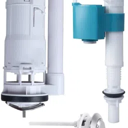 Water-Saving Toilet Repair Kit Dual Flush Valve, 8.2 inch Flush siphon 6-10" Flush Tank Lever-81