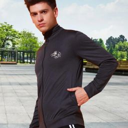 Men Printed Sports Jacket-image-4