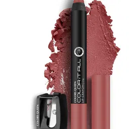Colors Queen Color It All Non Transfer Lip Crayon With Sharpener 4 g - Nudeit 06-12