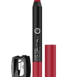 Colors Queen Color It All Non Transfer Lip Crayon With Sharpener 4 g - Smoke Red 14 image 4