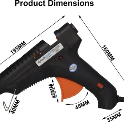 aptechdeals Max 100 Watt With 5 Sticks High Temperature Corded Glue Gun image 3