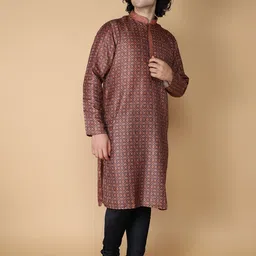 MAAHI FABS Ethnic Motifs Printed Regular Kurta With Churidar image 4