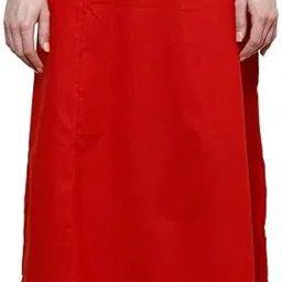 Citix Women's Plain Solid Indian Readymade Inskirt Saree Pure Cotton Petticoat-image-60