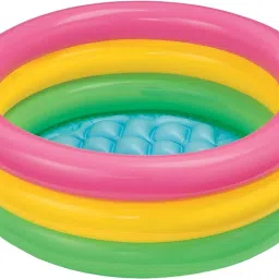 Sunset Glow Pool - Soft Inflatable Baby Pool Bath Water Tub Inflatable Swimming Pool-2