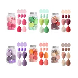 FEELHIGH 10-Pcs Sponge Set With Storage Jar image 4