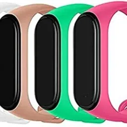 Asotai Band Strap Compatible Mi Band 3 /Mi Band 4 Fitness Band (Pack of 4) (only strap) Smart Band Strap-picture-25