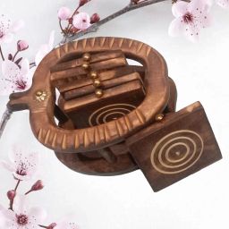 Eco Friendly Handmade Heart Shape Coasters Serving Set-image-91