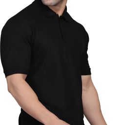 Men Solid Polo Neck Polycotton Multicolor T-Shirt-image-10