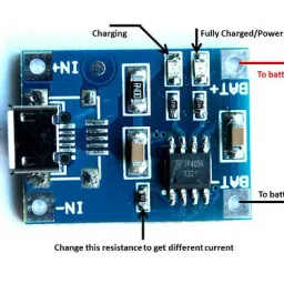 TP4056/TC4056 1A Li-Ion Lithium Battery Charging Module – Micro B USB image 5