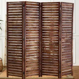 shilpi Wooden Room Caracas Divider In Brown-picture-38