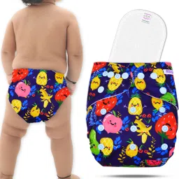 Cloth Diaper With 3-Layer Micro Fiber inserts for Babies - L-image-87