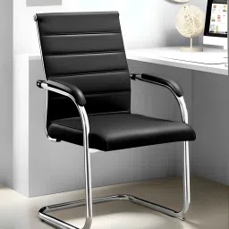 Office Chair, Studing & Gaming Chair, Home Desk Chair, Library & Reception Chair Leather, Leatherette Office Arm Chair-image-19