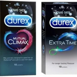 Mutual Climax 10's + Extra Time 10's (20 condoms) Passion Raja value combo Condom-image-23
