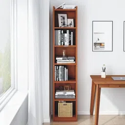 Engineered Wood Bookshelf Multipurpose Home Decor Storage Rack Bookcase Engineered Wood Open Book Shelf-11