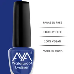 AYA Set Of 2 Long Lasting 24 Hrs & Waterproof Liquid Eyeliner 5ml Each - Blue image 4