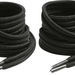 XERUS Shoe Laces Round Black 150cm shoe laces for boot sport hiking Black shoes Shoe Lace-image-46