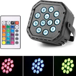 mobizac 12 LED Disco DJ Light with Remote Stage Light for Home Discobar Wedding Party Single Disco Ball-picture-17