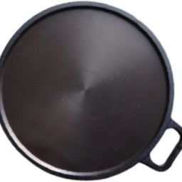 Stylish 11inch Pre-Seasoned Grinded Dosa Tawa | Single Handle Dosa Tawa | Black Tawa 28 cm diameter-image-89