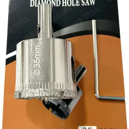 uptodateprouducts 1 Pcs 35mm Diamond Hole Saw with 2Pcs Removable Pilot Drill Bit Smooth Cutting for Porcelain Tiles,Glass,Ceramic,Marble,Fiberglass,etc-picture-26