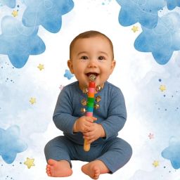tone fun handle grip lightweight happy fun Rattle-image-96