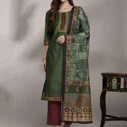 Anouk Women Ethnic Motifs Yoke Design Kurta with Trousers & Dupatta-picture-14