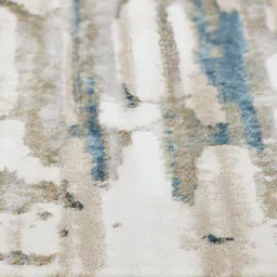 OBSESSIONS Beige & Ceam Coloured Abstract Printed Anti Static Floor Runner image 4