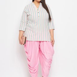 CLORA CREATION PLUS Loose Fit Dhoti Salwar image 4