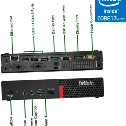 COMPUTER WIZARDS Intel® Core™ i7-6700 [8MB Cache, Up to 4.00 GHz] - ThinkCentre Mini CPU [WOD] Core i7 (6th Generation) - LENOVO Mini PC (32 GB RAM/Intel® Ultra HD 4K Graphics/1 TB SSD Capacity/Windows 11 Pro) Mid Tower with MS Office-7