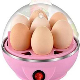 Styler Egg boiler Electric Boiler Steamer Poacher EBGM Egg Cooker (7 Eggs) Egg Cooker (Pink, 7 Eggs) 2020 Egg Cooker-10