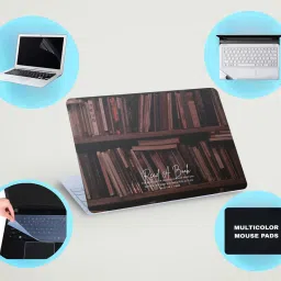SDM 5IN1LAPTOPSKIN,SCREEN&KEYGAURD PROTECTOR,TRACKPAD,MOUSEPAD15.6INCH271 Combo Set-image-2