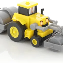 Plastic Road Roller Realistic Construction Vehicle for Kids' Play and Learning-image-2