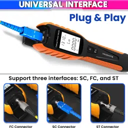 amicisense Optical Fiber Meter G10 with Inbuilt LED Flaslight and USB Charging Digital Multimeter image 4