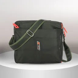 Green Men Sling Bag Stylish Cross Body Sling bag for Office, Cash, Business Collection, Travelling-image-47