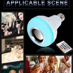 Krikav Color changing LED Music Smart Bulb with Bluetooth Speaker Smart Bulb image 2