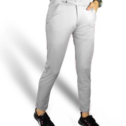 Men Slim Fit Multicolor Lycra Blend Trousers-image-82