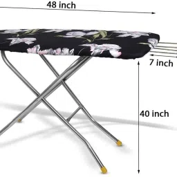 swingish wooden Self Standing (Color May Vary, Multi-Color) Ironing Board image 2