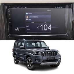 FriendZon unbreakable Touch Screen GPS Navigation or Music System Scratch Guard Screen Guard Protector Compatible with MAHINDRA SCORPIO S11 CLASSIC (Pack of 2) image 1