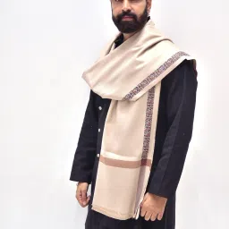 Indian shawl Acrylic Solid Men Shawl-picture-14