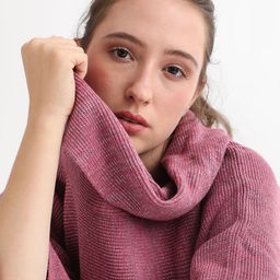 RAREISM Women Pink Solid Pullover-image-88