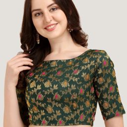 Boat Neck Women Blouse-image-83