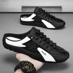 Aadi Men Black & White Casual Sneaker Sneakers For Men-picture-40