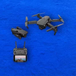 E99 Foldable Pro Drone for Kids | Obstacle Avoidance rone 2 Batteries_12 Drone-image-43