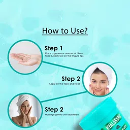 Lilium Set Of 2 Extra Glow & Fair Complexion Hyaluronic Face Gel-100g Each image 4