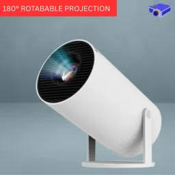 Clairbell Mini HD Projector for Home 4KSupport With Built-in App Netflix/Prime/YouTubeC373 (4500 lm / 1 Speaker / Wireless / Remote Controller) Portable Projector-image-97