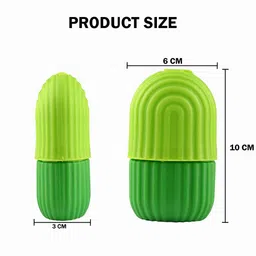Kuber Industries Set Of 3 Reusable & Long Lasting Face Ice Rollers - Green image 5