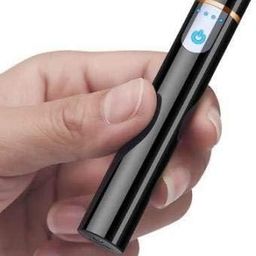 Drumstone (𝗦𝗽𝗲𝗰𝗶𝗮𝗹 𝟱 𝗬𝗲𝗮𝗿𝘀 𝗪𝗮𝗿𝗿𝗮𝗻𝘁𝘆) USB Rechargeable Electric Cigarette Lighter with On/Off Touch Sensor, Butane-Free, Flameless Design for Convenient and Safe Cigarette image 1