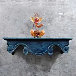 Hand Carving Acacia Wood Wall Shelf By Disoo Fashions-picture-0
